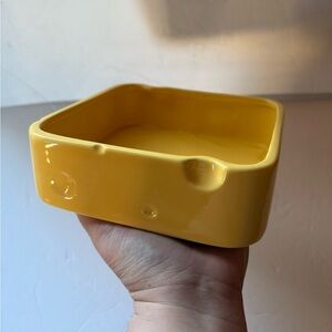 NEW - Cheese Food Themed Ceramic Pet Bowl